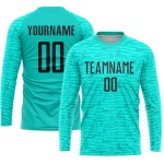 High-quality custom-name long-sleeve football kits in 100% polyester – breathable, factory-made, French style High-quality custom-name long-sleeve football kits in 100% polyester – breathable, factory-made, French style