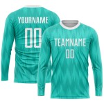 High-quality custom-name long-sleeve football kits in 100% polyester – breathable, factory-made, French style High-quality custom-name long-sleeve football kits in 100% polyester – breathable, factory-made, French style