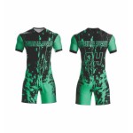 Factory-direct high-quality Thai sublimation club football training sets – best red-black football sportswear