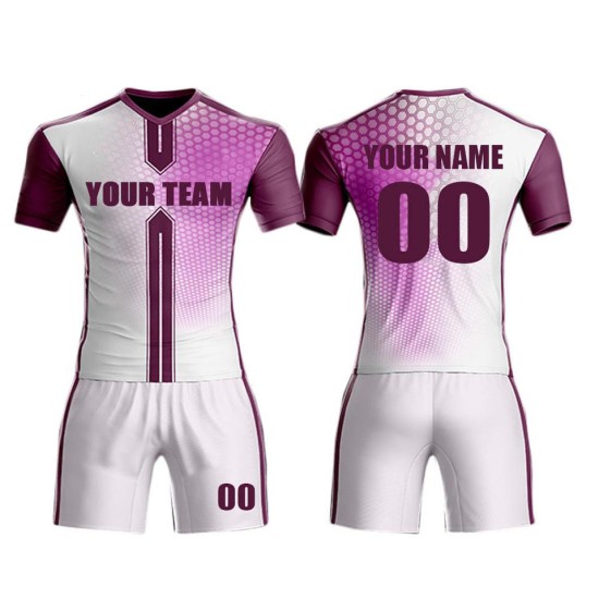 Custom sublimation white-navy football jerseys – children’s kit with custom names, dye-sublimation technology Custom sublimation white-navy football jerseys – children’s kit with custom names, dye-sublimation technology
