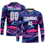 Wholesale custom-designed 100% polyester sublimation men’s long-sleeve football shirts Wholesale custom-designed 100% polyester sublimation men’s long-sleeve football shirts