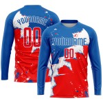 New arrival: made-to-sample sublimation football kits – full-sleeve men’s/youth, French style New arrival: made-to-sample sublimation football kits – full-sleeve men’s/youth, French style