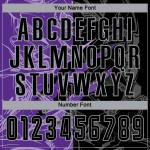 Pattern Uniform Custom Purple-Gray Sublimation Graffiti Jersey Black Scratch Soccer Pattern Uniform Custom Purple-Gray Sublimation Graffiti Jersey Black Scratch Soccer