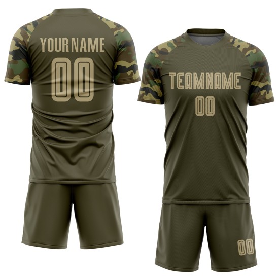 Gold-Camo Sublimation Salute To Service Uniform Soccer Olive Custom Jersey Vegas Gold-Camo Sublimation Salute To Service Uniform Soccer Olive Custom Jersey Vegas
