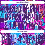 Custom Purple-White Graffiti Soccer Uniform Pattern Jersey Sublimation Custom Purple-White Graffiti Soccer Uniform Pattern Jersey Sublimation