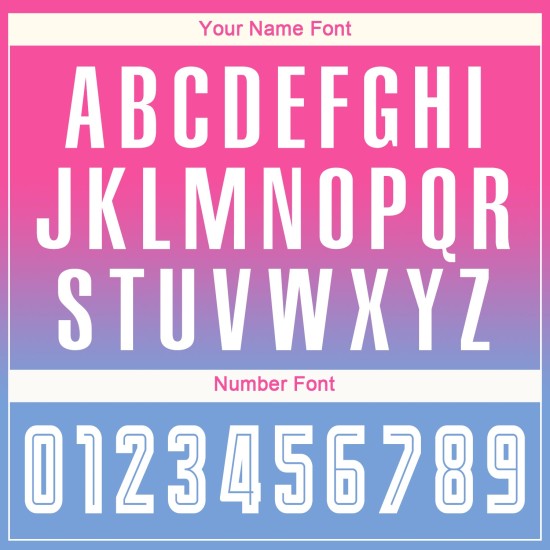 White-Light Fade Sleeve Jersey Pink Custom Soccer Blue Fashion Long Uniform Sublimation White-Light Fade Sleeve Jersey Pink Custom Soccer Blue Fashion Long Uniform Sublimation